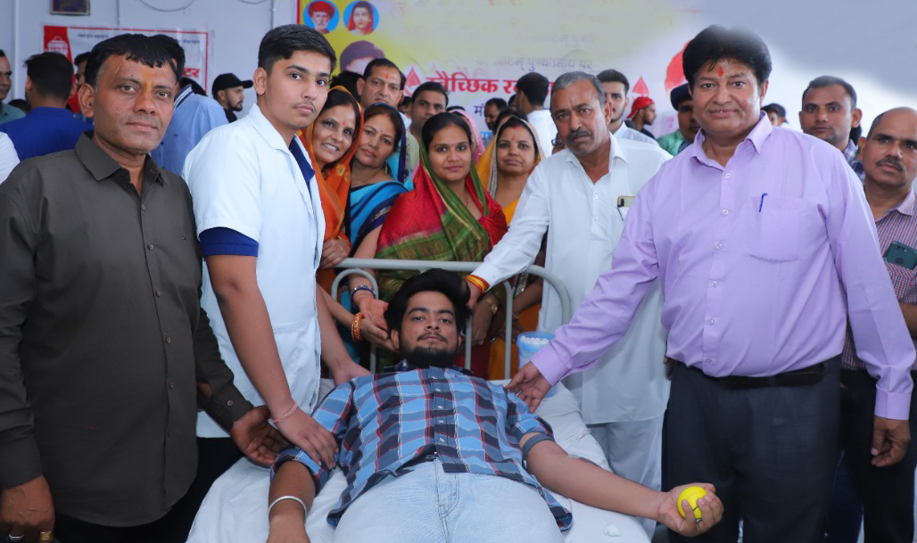 Glimpses of about Blood Donation Camp 56th Birth Anniversary of GURUJI SHRI HARIKISHAN SAINI