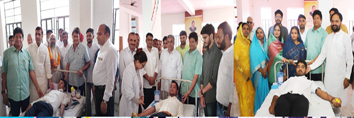 Glimpses of Blood Donation Camp organized on 56th birthday of Guruji Shri Hari Kishan Saini
